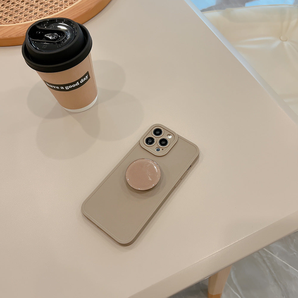 "Pastell" - iPhone Schutzhülle mit Halterung