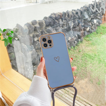 "Heart" - iPhone  Crossbody Schutzhülle