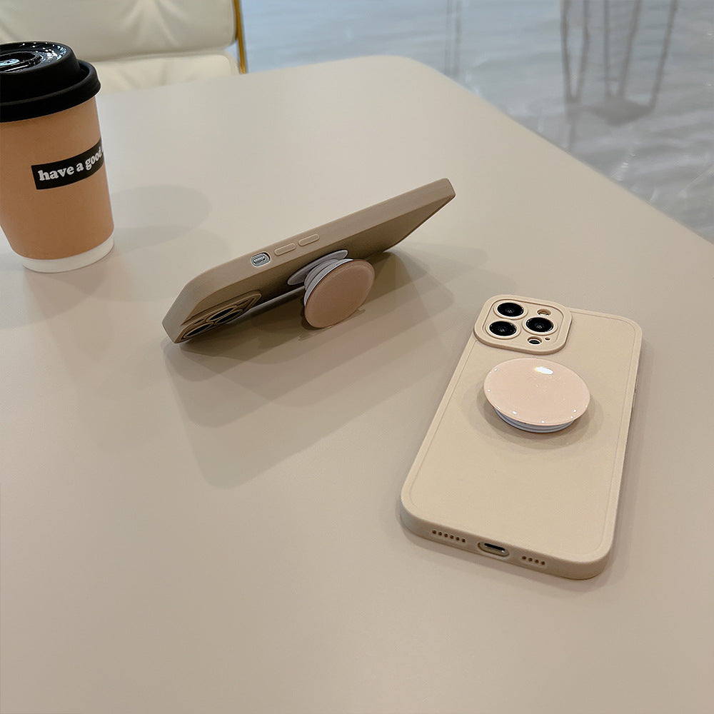 "Pastell" -  iPhone Schutzhülle mit Halterung