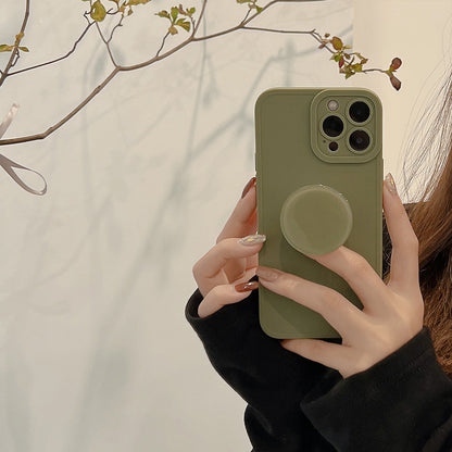 "Pastell" -  iPhone Schutzhülle mit Halterung