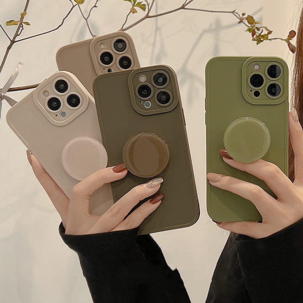 "Pastell" -  iPhone Schutzhülle mit Halterung